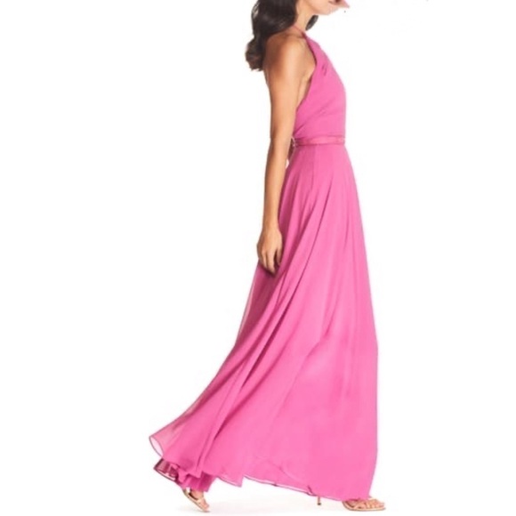Dress the Population Odette Halter Maxi Dress - Picture 8 of 9